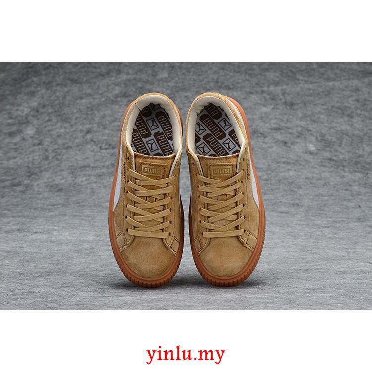 puma platform yellow