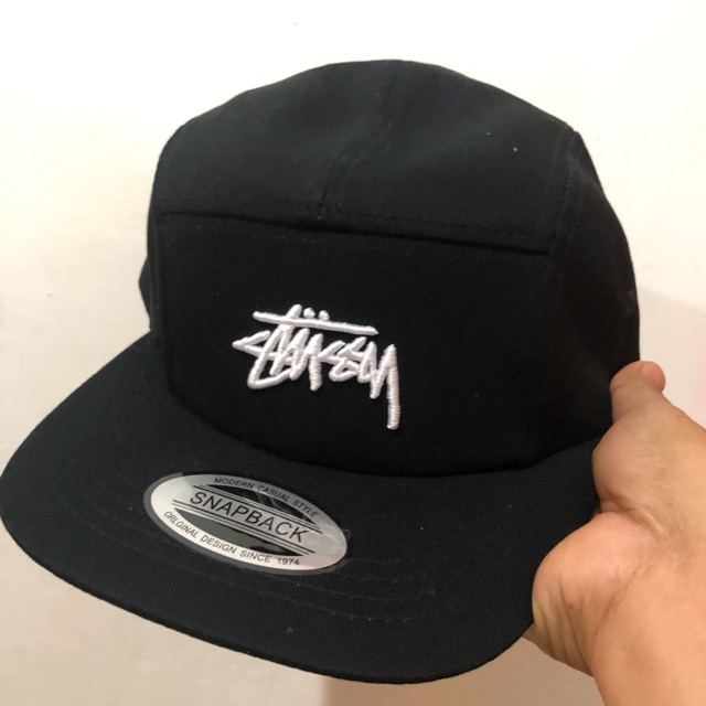 stussy 5 panel cap