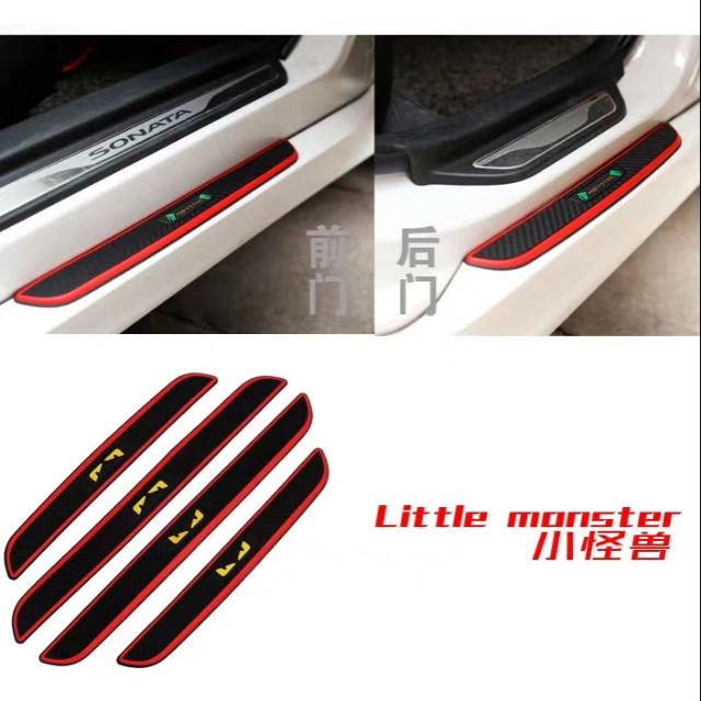 Universal car side step rubber mat protector 1 set 4 pcs Shopee Malaysia