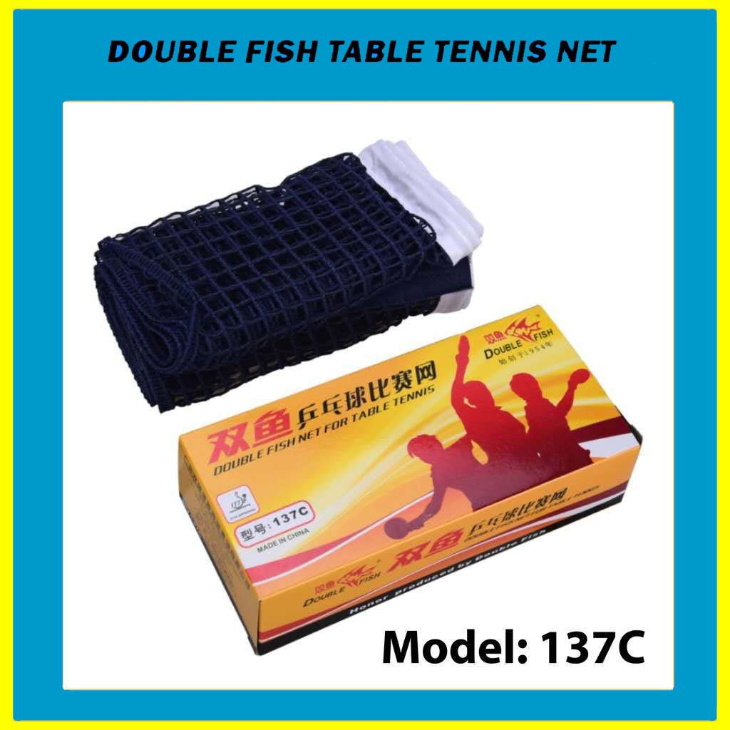 DOUBLE FISH 137C Table Tennis Net PIng Pong (READY STOCK)