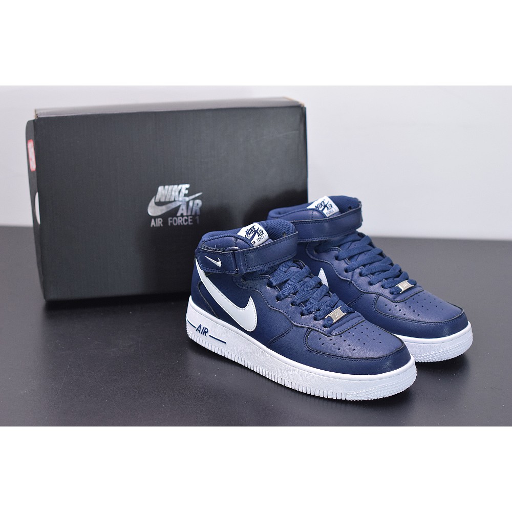 air force 1 midnight navy white