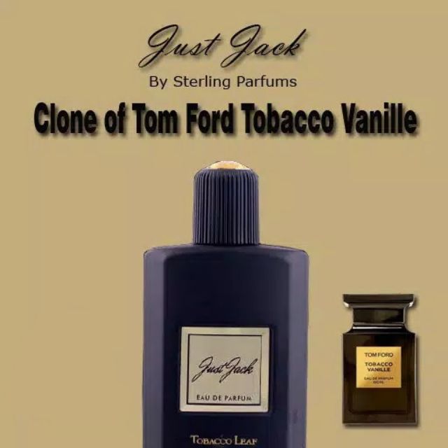 Just Jack Tobacco Leaf for Unisex EDP Perfume 100ml - Dupe of Tom Ford  Tobacco Vanille | Shopee Malaysia