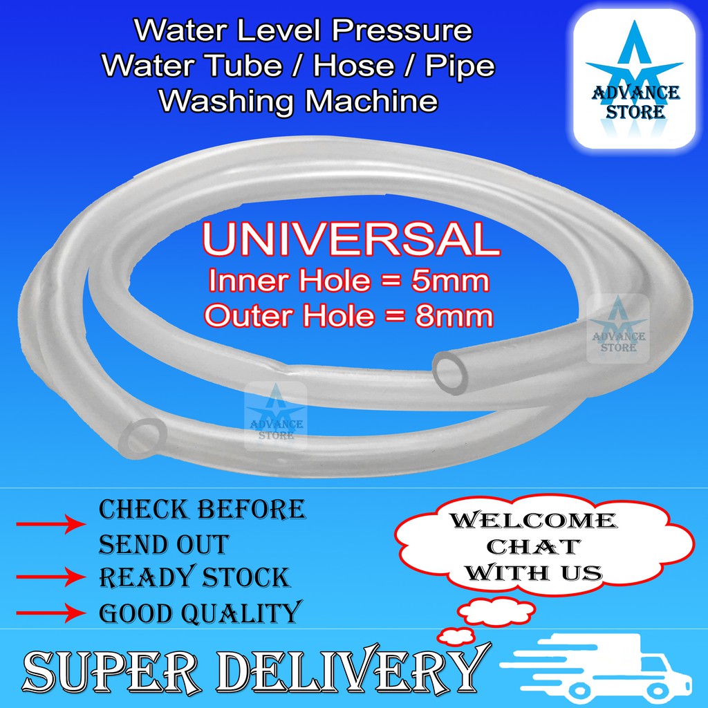 Universal Water Level Pressure Sensor Air Water Tube Hose Pipe Washing