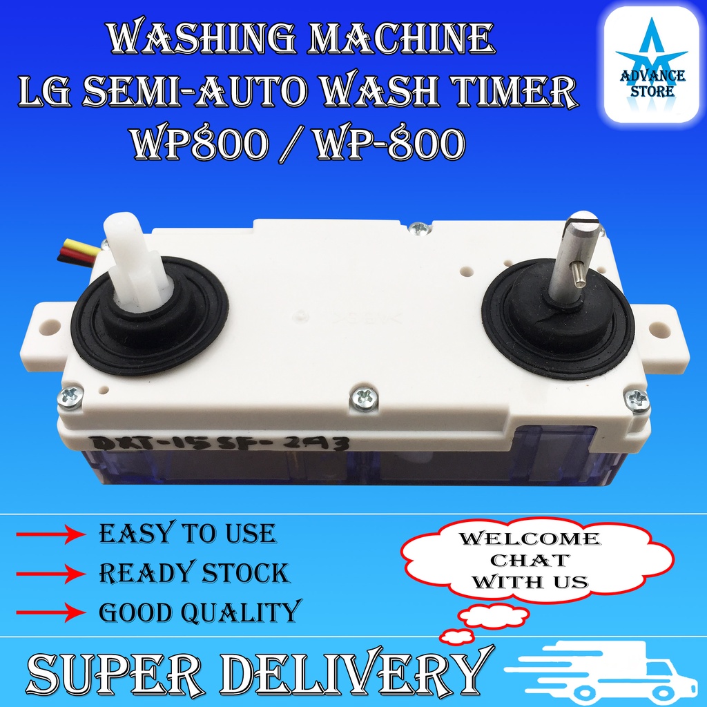 WP800 WP-800 VH-7000E WP1000 WP-970Q HITEC HTW-SA129 WASHING MACHINE LG TOSHIBA SEMI-AUTO 3 WIRE WASH TIMER MESIN BASUH