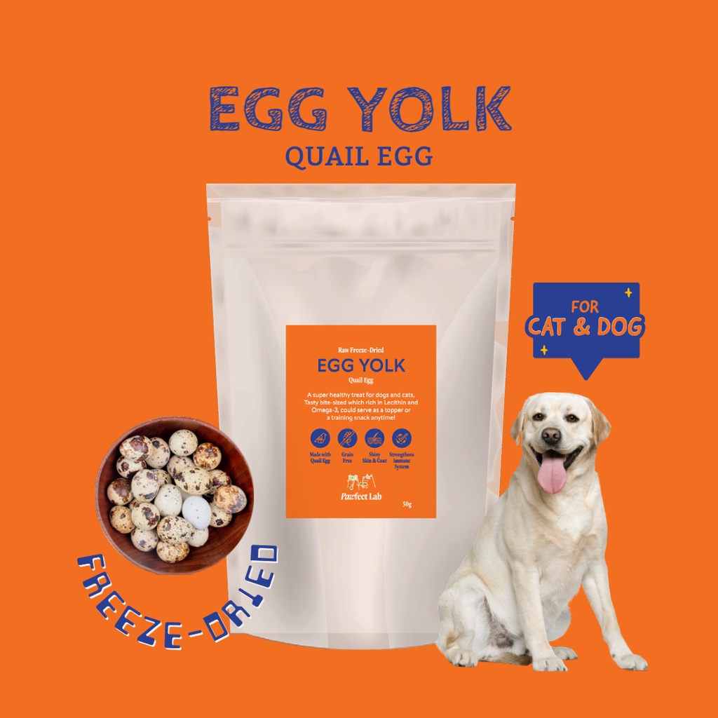 Tito & Chacha Raw FreezeDried Quail Egg Yolk Shopee Malaysia