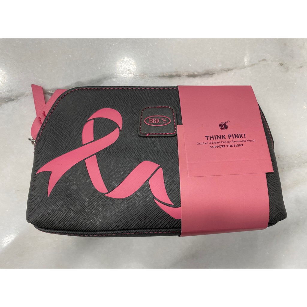 Qatar Airways Business Class Amenity Kit Limited Edition Pink Breast