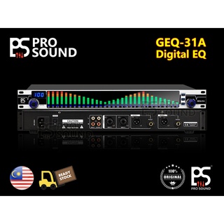 (ORIGINAL MALAYSIA READY STOCK) PS PRO SOUND GEQ-31A Stereo Audio DIGITAL 31band Graphic Equalizer