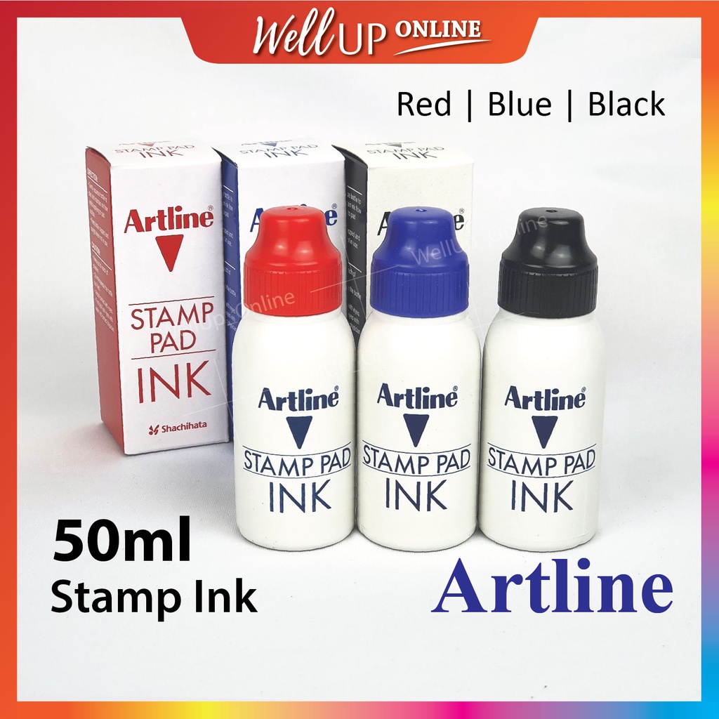 Artline Stamp Pad Ink 50ml Stamp Ink ESA2N Shopee Malaysia