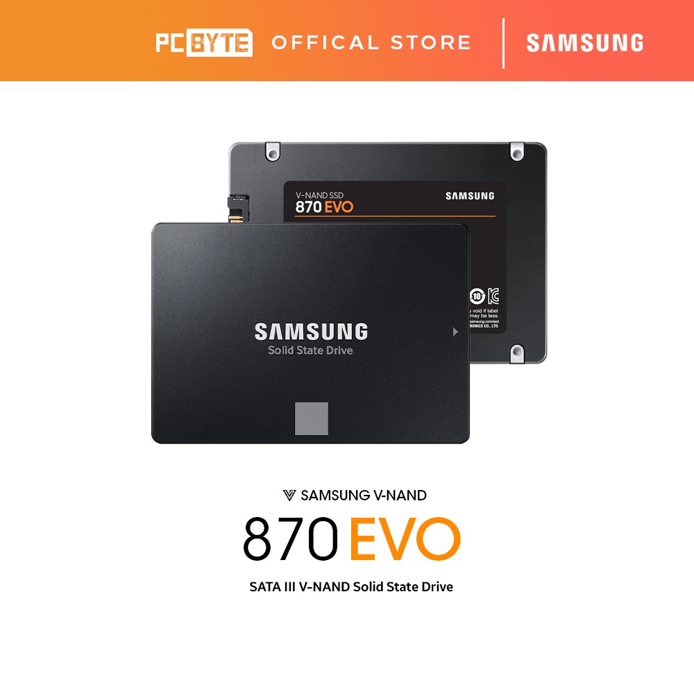 Samsung 870 Evo SATA III 2.5" SSD [250GB/500GB/1TB] Shopee Malaysia