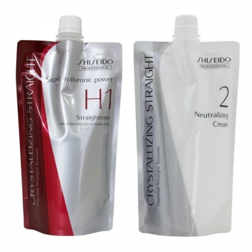 Shiseido Crystallizing Straightener H1 Neutralizer Cream Rebond Straight hair Japan Ubat lurus