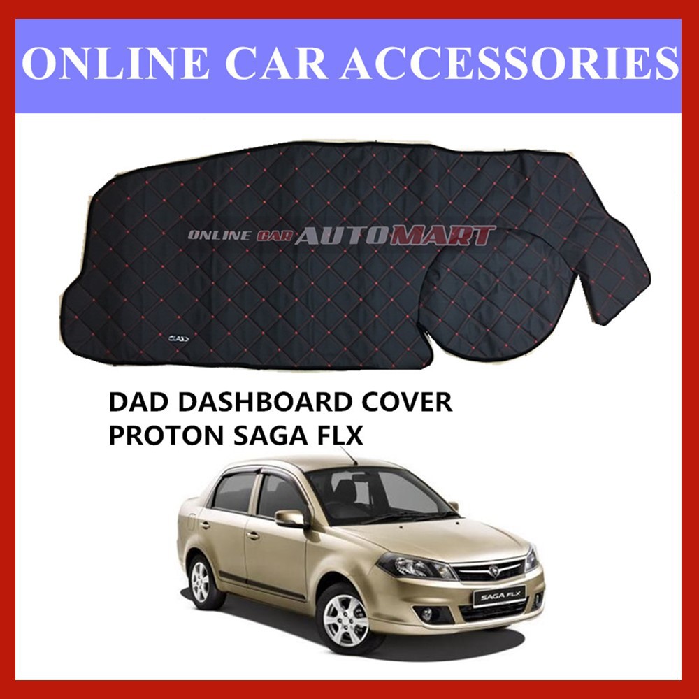 DAD Non Slip Dashboard Cover For Saga FLX / FL (Black)