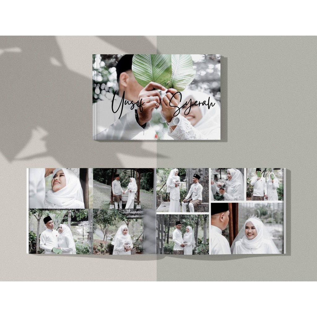 LARGE WEDDING/ENGAGEMENT/GRADUATION ALBUM BOOK PRINTING 14'X10'