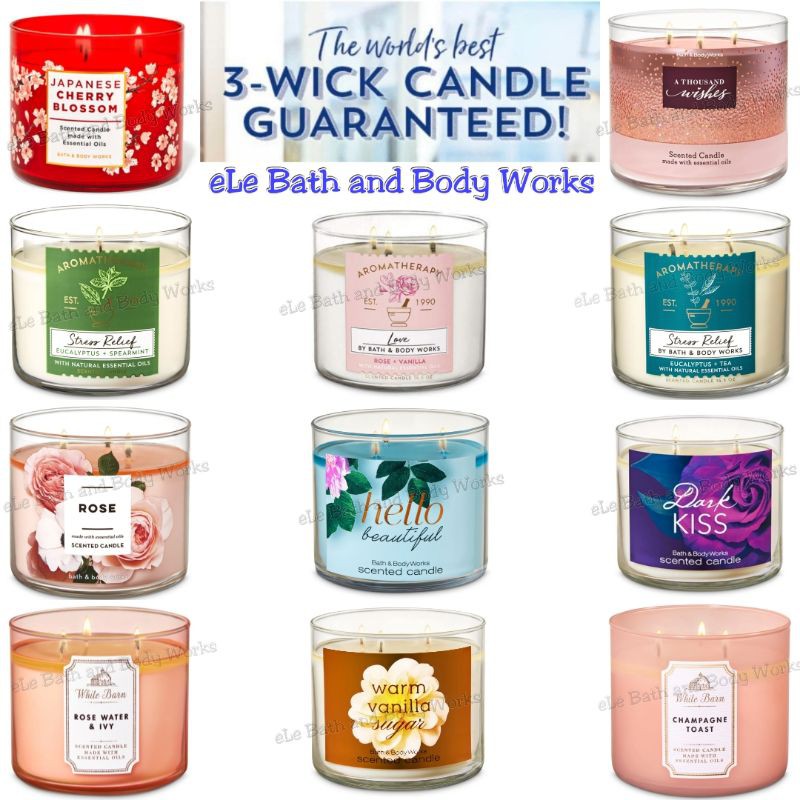 bath and body works candles price