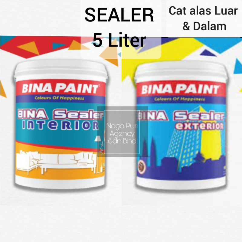 Bina Paint Sealer Cat Alas 5 Liter Shopee Malaysia