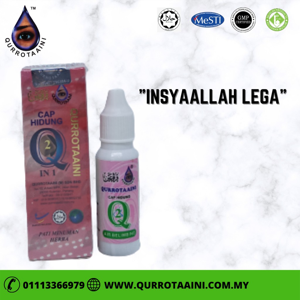 Qurrotaaini Tahap 2 Produk Kesihatan Hidung Shopee Malaysia