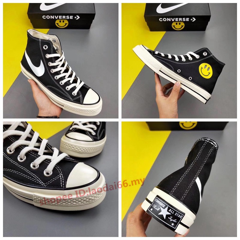 chuck taylor with nike swoosh