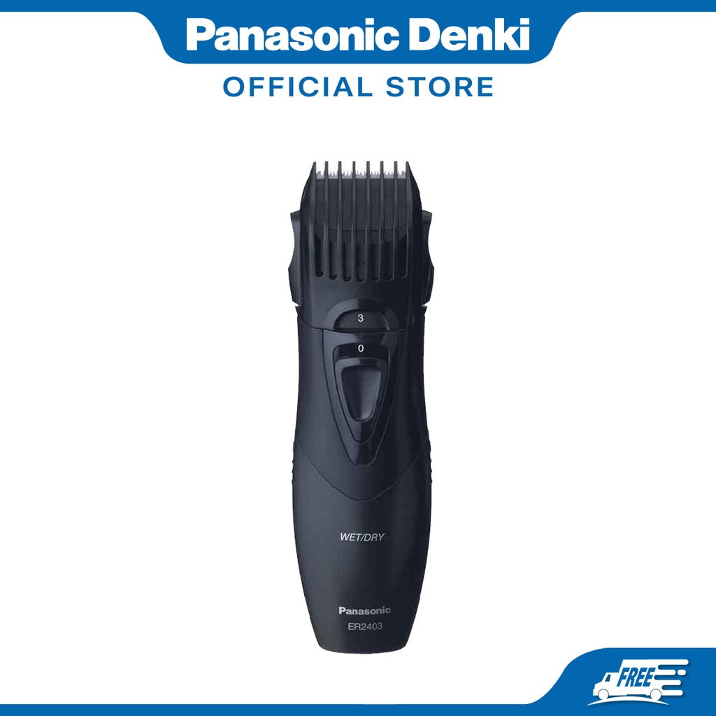 Panasonic ER2403 Trimmer Beard & Body Hair Wet/Dry Washable with Beard