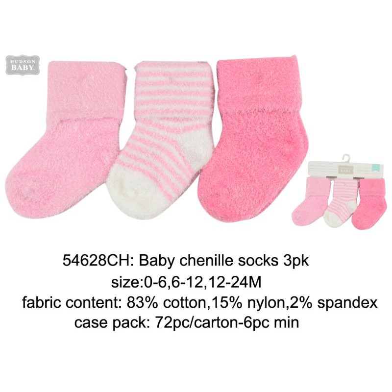 chenille baby socks