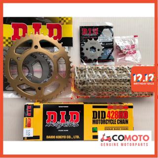 Did 428 Motorcycle Chain Full Range Ad Hds Heavy Duty Gold Japan T Ring Rantai Motor Shopee Malaysia