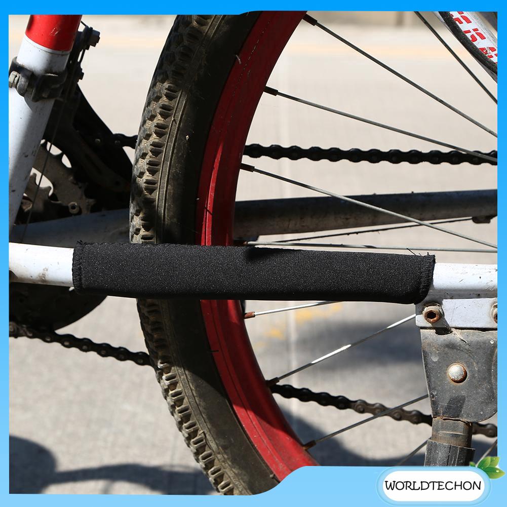 2X Cycling Bicycle Bike Frame Chain stay Protector Guard Nylon Pad Cover IJ