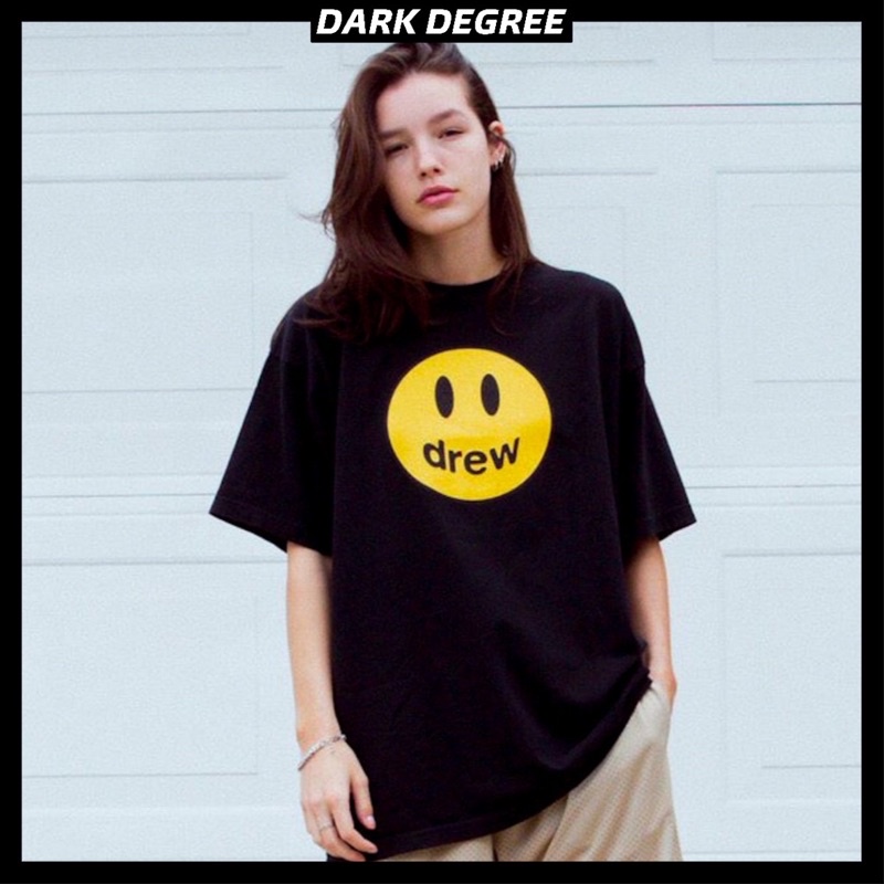 Drew House T Shirt Unisex 100 Premium Cotton Oversized Black T Shirt Drew House Mascot Tee Smiley Face T Shirt Shopee Malaysia