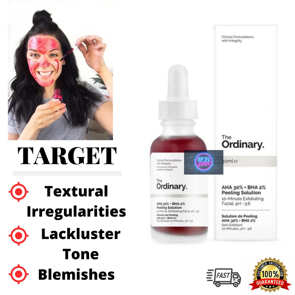 (BUY 1 FREE 1)The Ordinary AHA 30 + BHA 2 Peeling Solution 30ml
