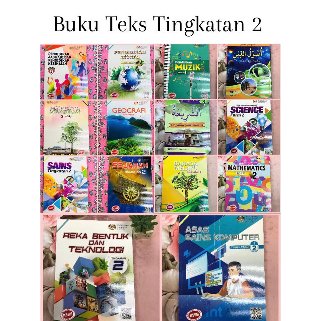Textbook 2022 Semua Subjek Buku Teks Tingkatan 2 ; Text Book Form 2