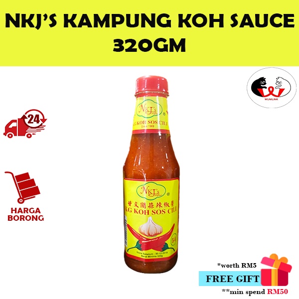 NKJ’s Kampung Koh Garlic Chilli Sauce [320GM]