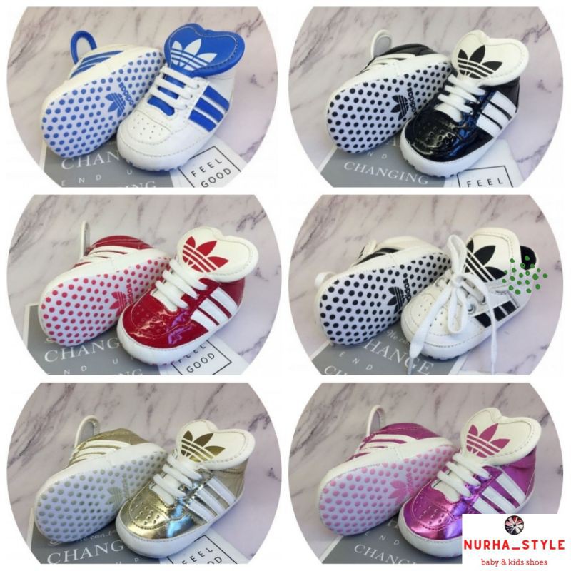 newborn baby adidas shoes