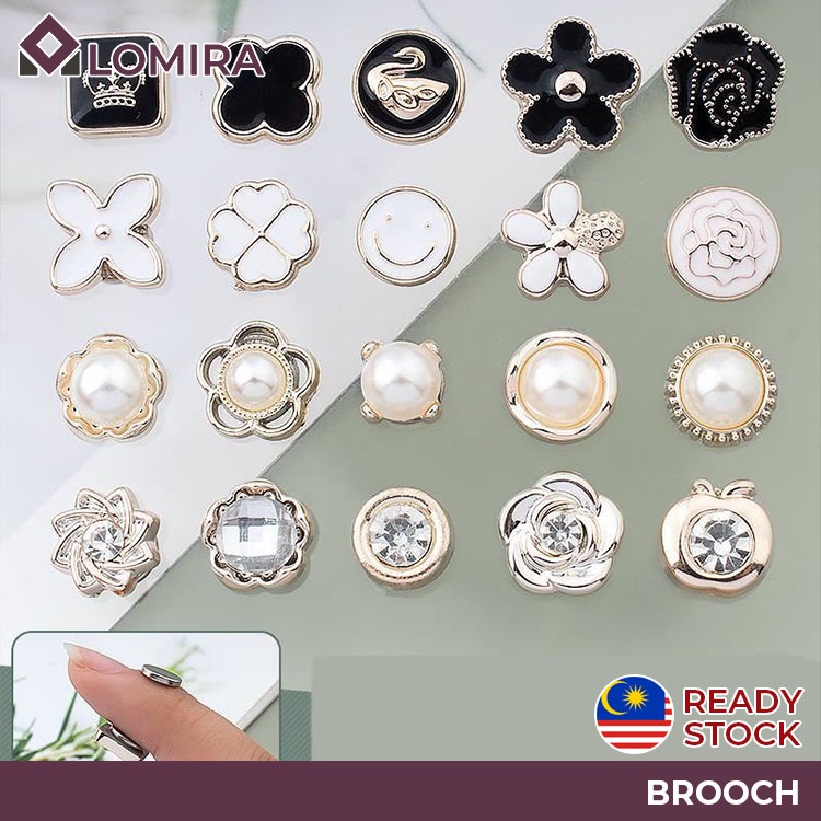 Vanding Shetland Ferie Magnetic Brooch Kerongsang Magnet Tudung Brooch pin brooches | Shopee  Malaysia