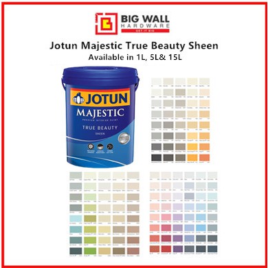 Jotun 1L Majestic True Beauty Sheen (Available in 1L , 5L & 15L) Big ...