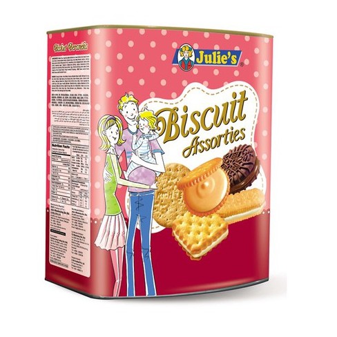 Julie's Biscuit Assorties 530gm [Tin] | Shopee Malaysia