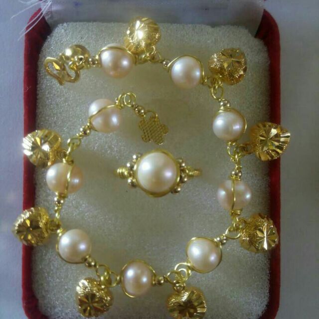  gelang mutiara  ikat suasa Shopee Malaysia