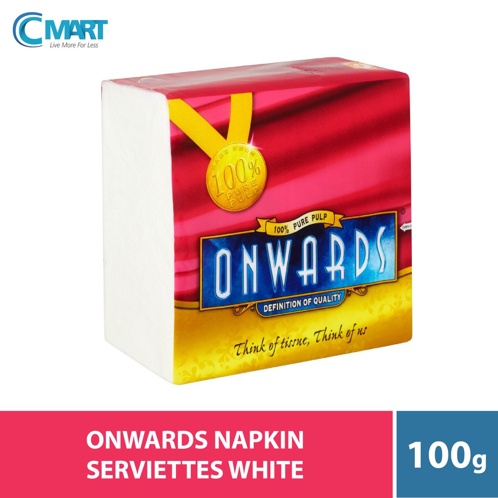 Onwards Napkin Serviettes White/Yellow 100GM Shopee Malaysia