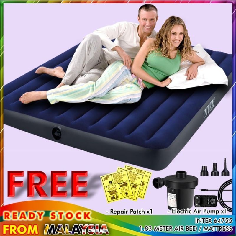 Intex Air Mattress King Size Shopee Malaysia
