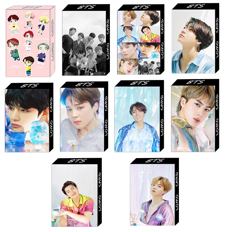 30pcs /set Cute BTS Bangtan Boys SUGA Dispatch Photo Card Poster Lomo Cards 