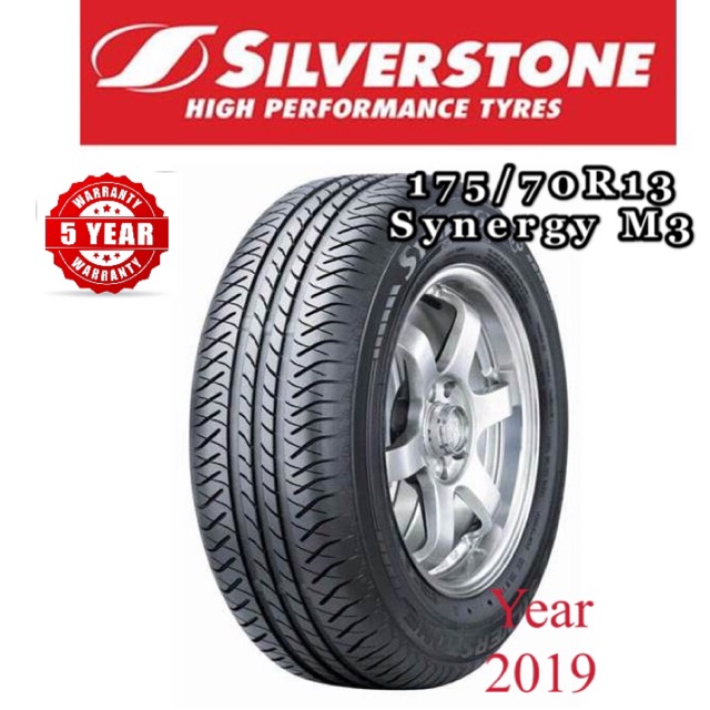 175 70r13 Silverstone Synergy M3 Shopee Malaysia