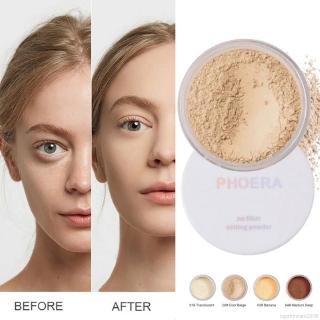 PHOERA 4 Colors Loose Powder Face Translucent Smooth Face Setting Loose Powder