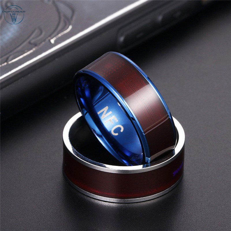 DG Waterproof App Enabled Smart Ring Wearable Technology NFC Smartphones