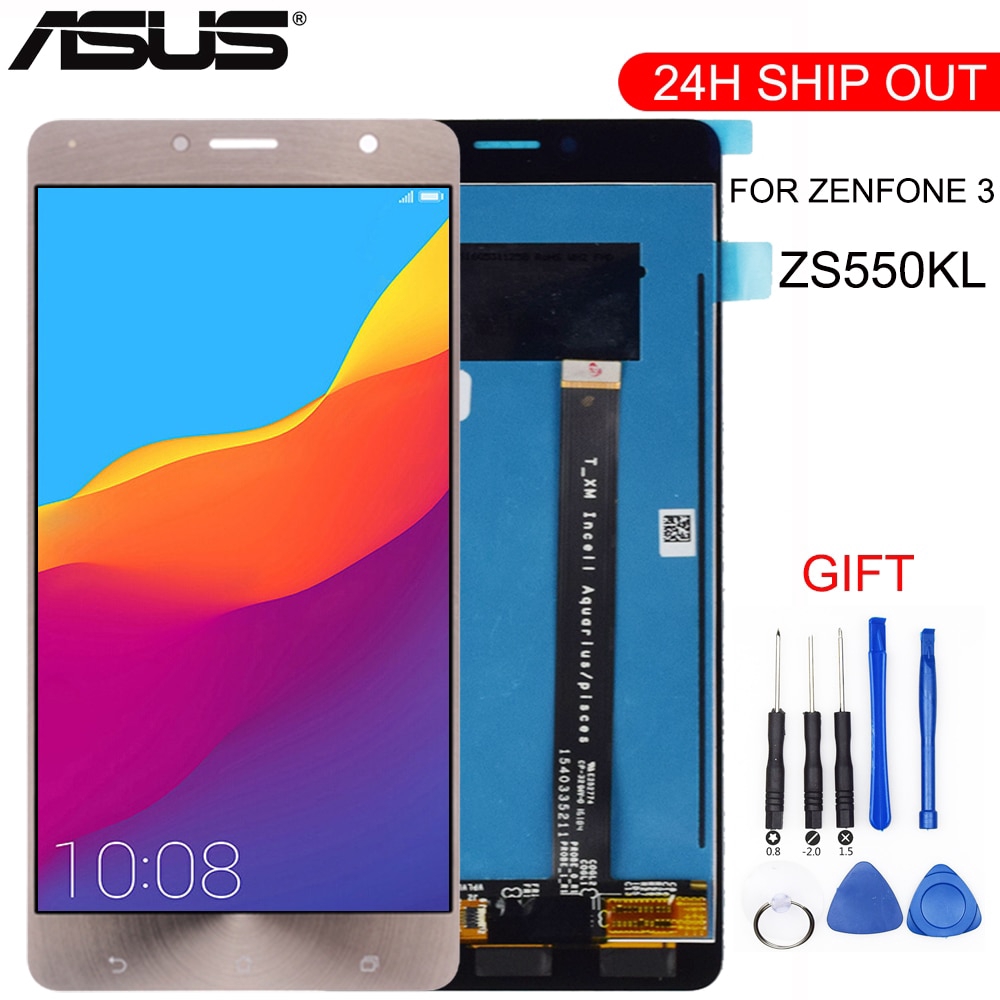 Original 5 5 Ips Display For Asus Zenfone 3 Deluxe Zs550kl Lcd Touch Screen Panel Z01fd Lcd Digitizer Replacement Parts Shopee Malaysia