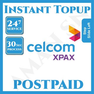 【Instant Bill】Instant Celcom Postpaid Bill Payment Minimum RM5