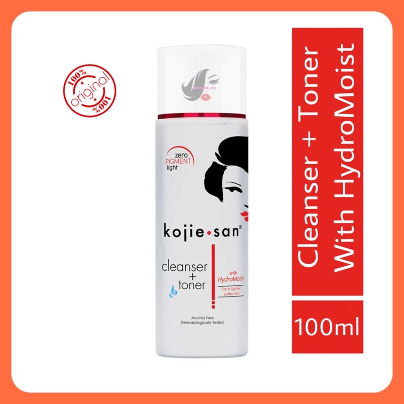 Kojie San Skin Lightening Cleanser & Toner With HydroMoist 100ml