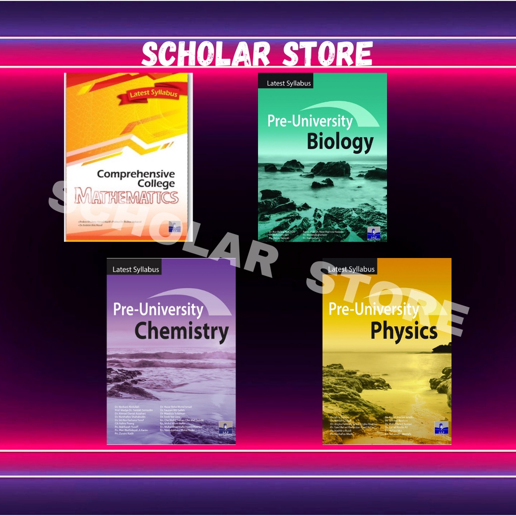 Buy Scholar Store Pre U 2021 Sap Latest Syllabus Pre University Matriculation A Level Stpm Seetracker Malaysia