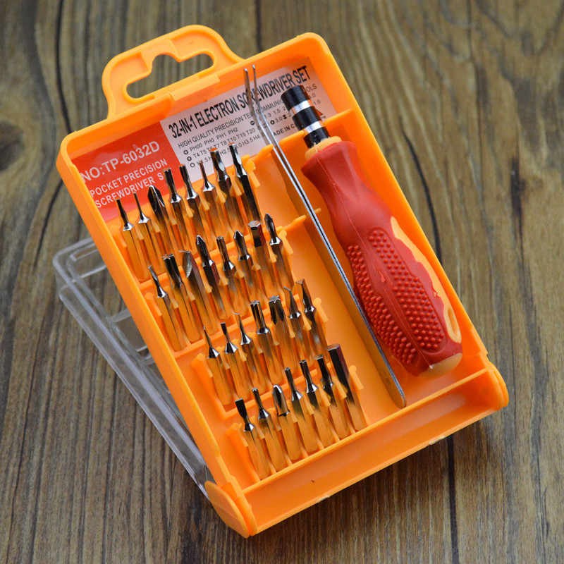32 in 1 TP-6032D Precision Screwdriver Maintenance Tool Set Toolkit *Ready  Stock* - Shopee Malaysia