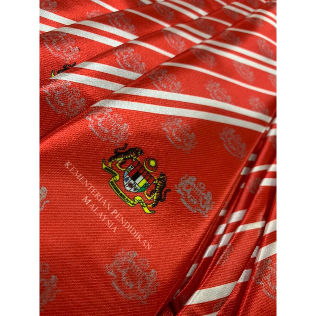 Sublimation Necktie Logo Kementerian Pendidikan Malaysia Kpm 2021 Versi Baharu Shopee Malaysia