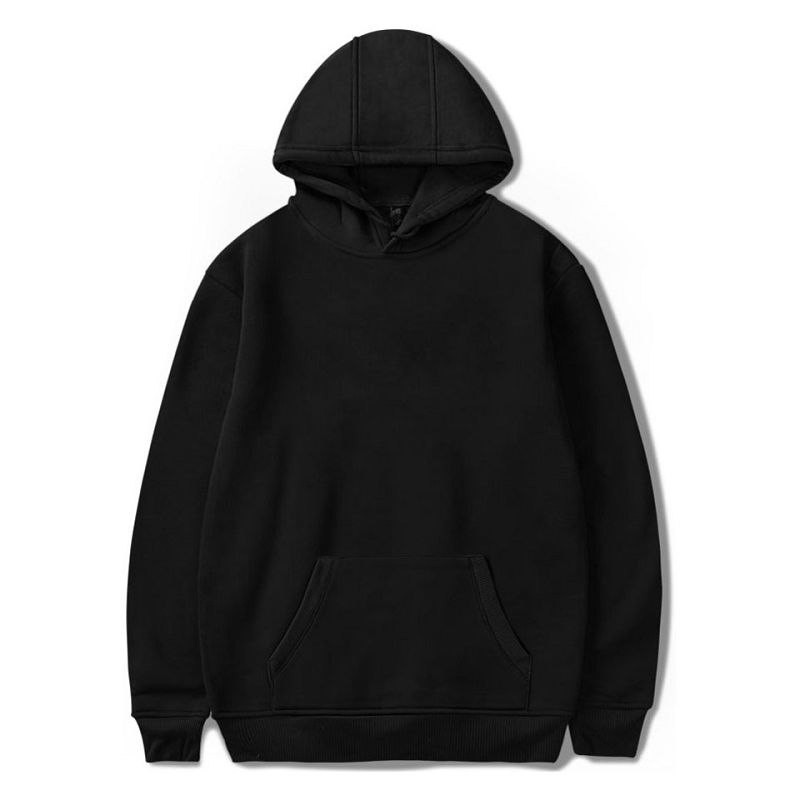 plain black hoodie women