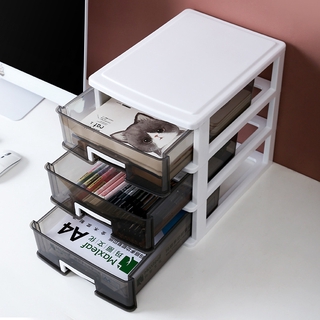 Multi-layer simple plastic A4 paper drawer storage cabinet Office