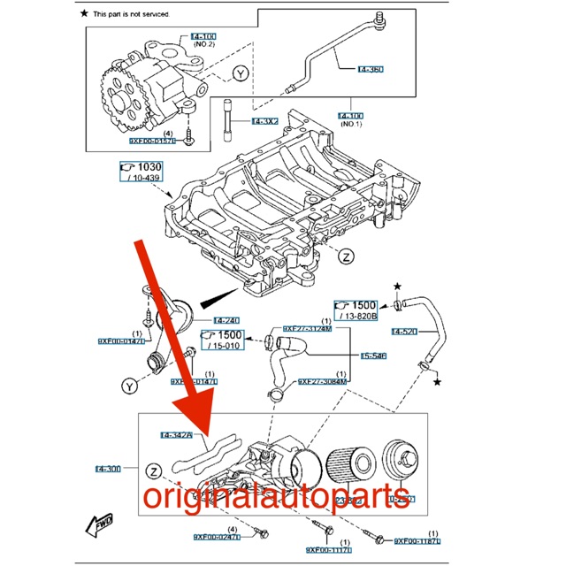 Ford Ranger T6 2 2 3 2 Engine Oil Cooler Gsk Set Shopee Malaysia