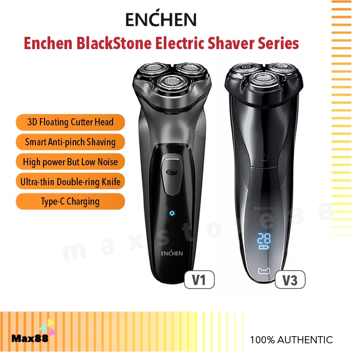 Enchen BlackStone 3D Youpin Smart Floating Blade Head Electric Shaver Waterproof USB Charging For Men