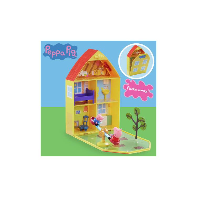 peppa house and garden playset